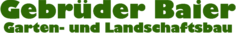 Logo von Gebrüder Baier Garten und Landschaftsbau
