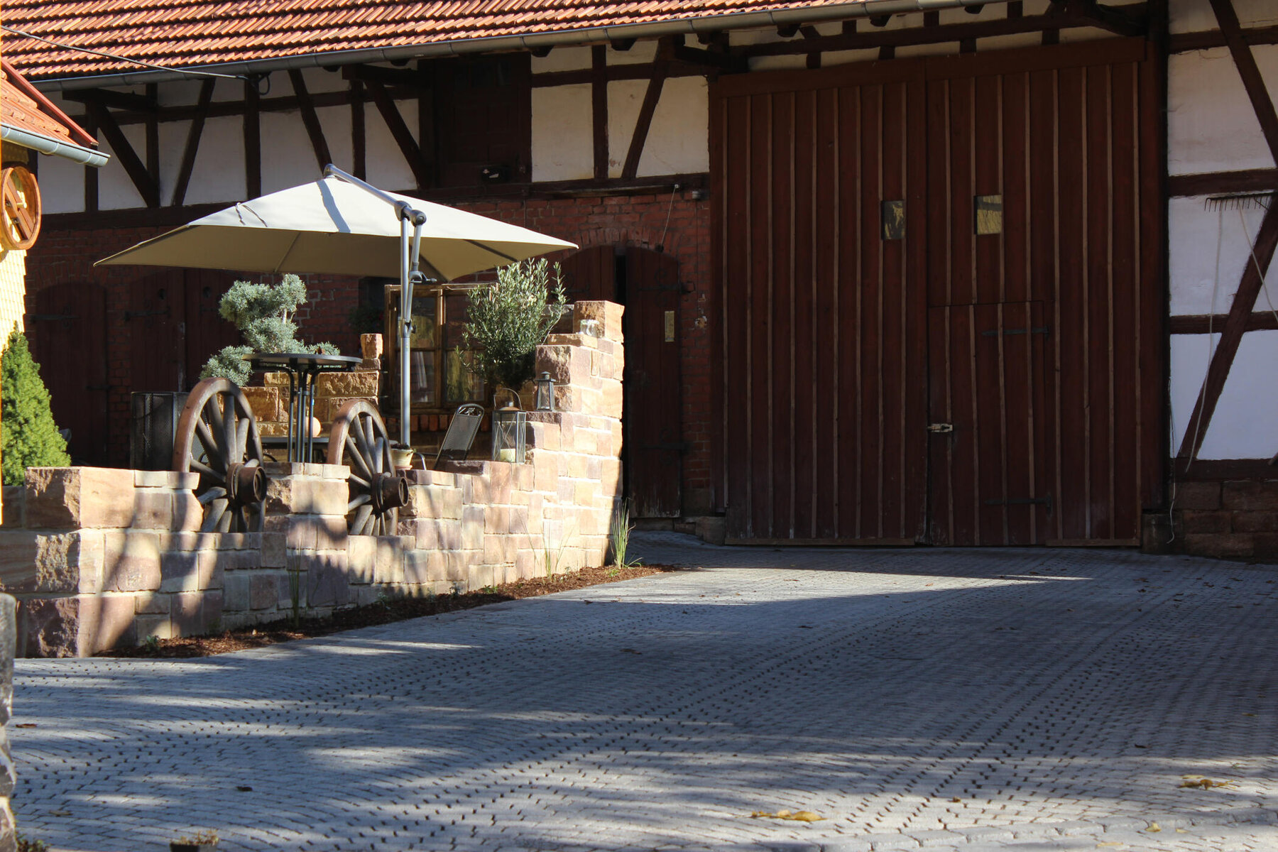 Terrasse abgrenzen